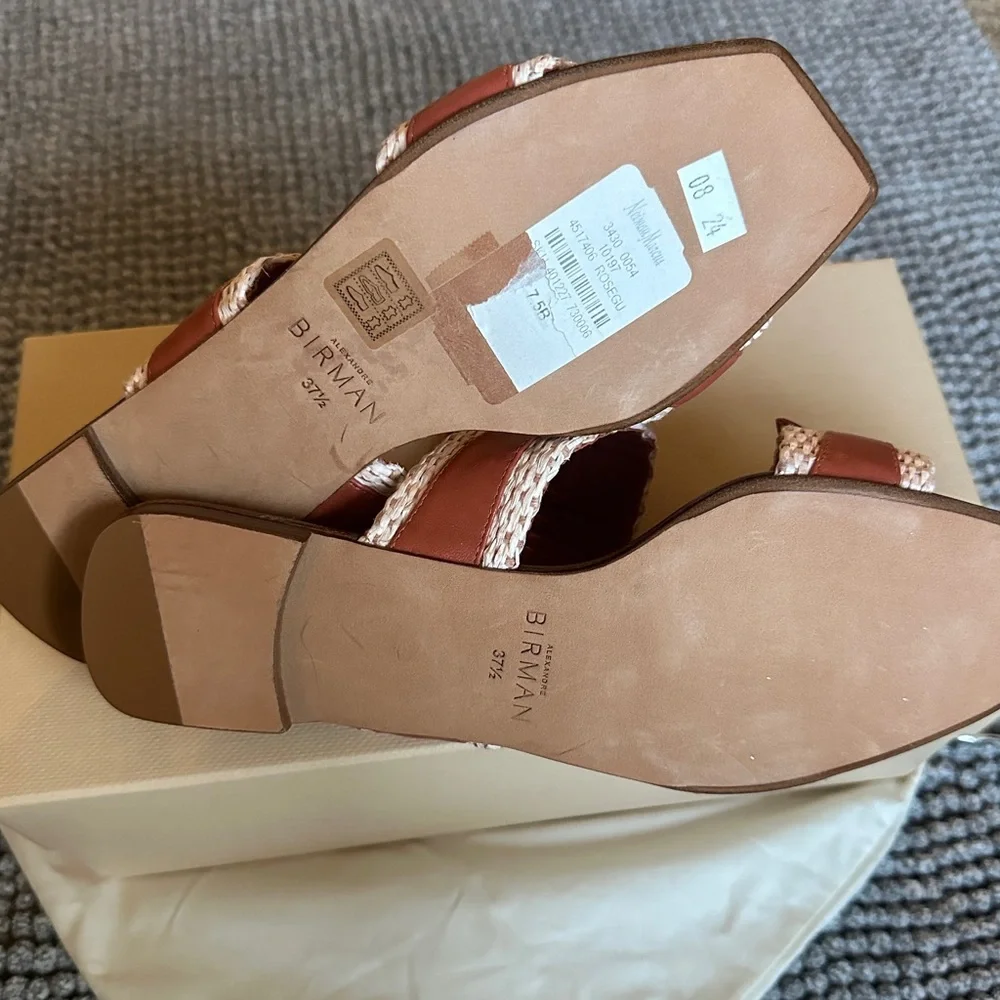 Alexandre Birman Brown and Cream Sandals - Picture 6 of 6